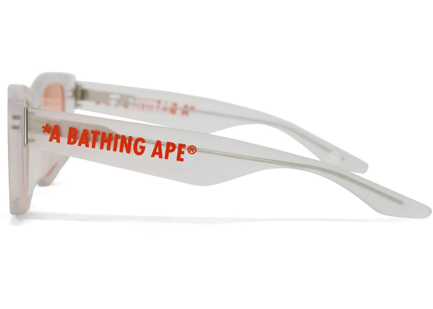 bape acetate 6 sunglasses (fw21) orange