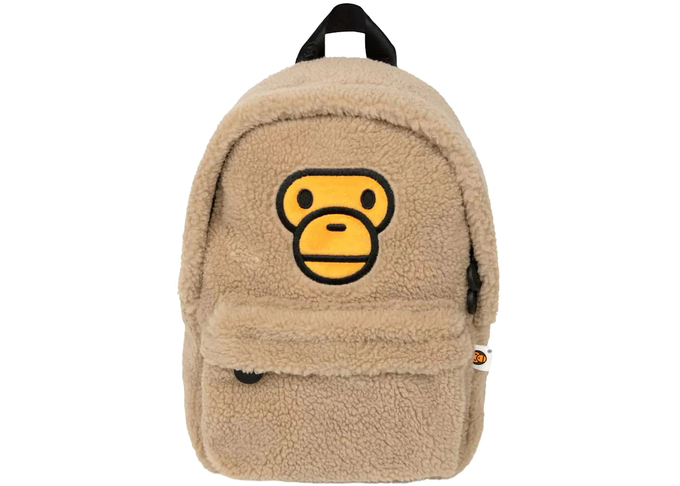 Bape All Baby Milo Mini Faux Fur Backpack Beige