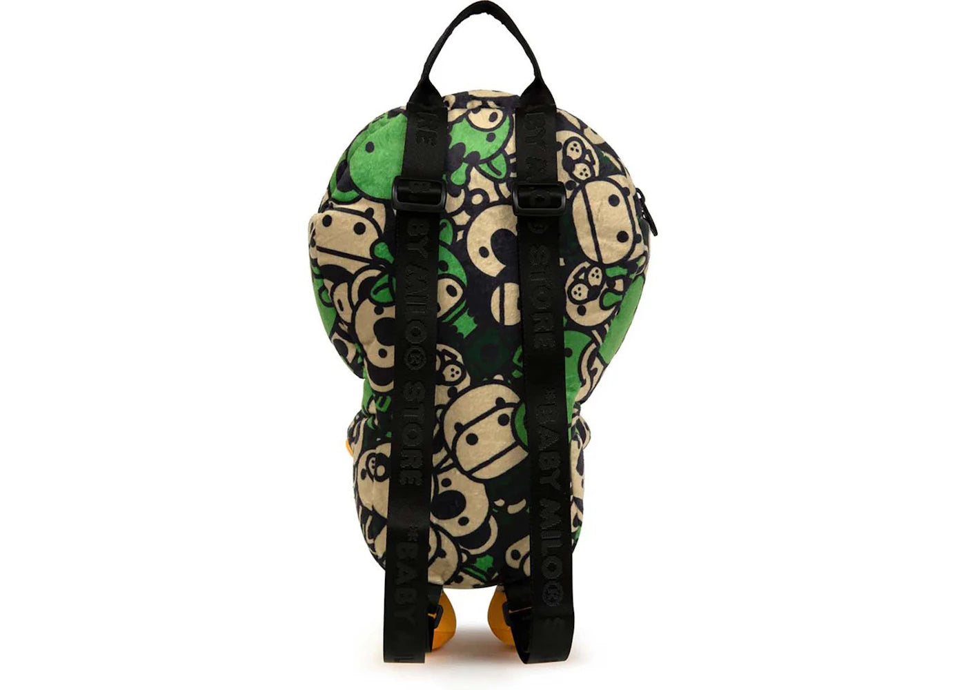 bape baby milo plush backpack green