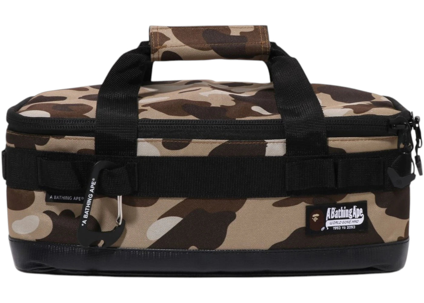 Bape Camo Multi Gear Container S Bag Beige