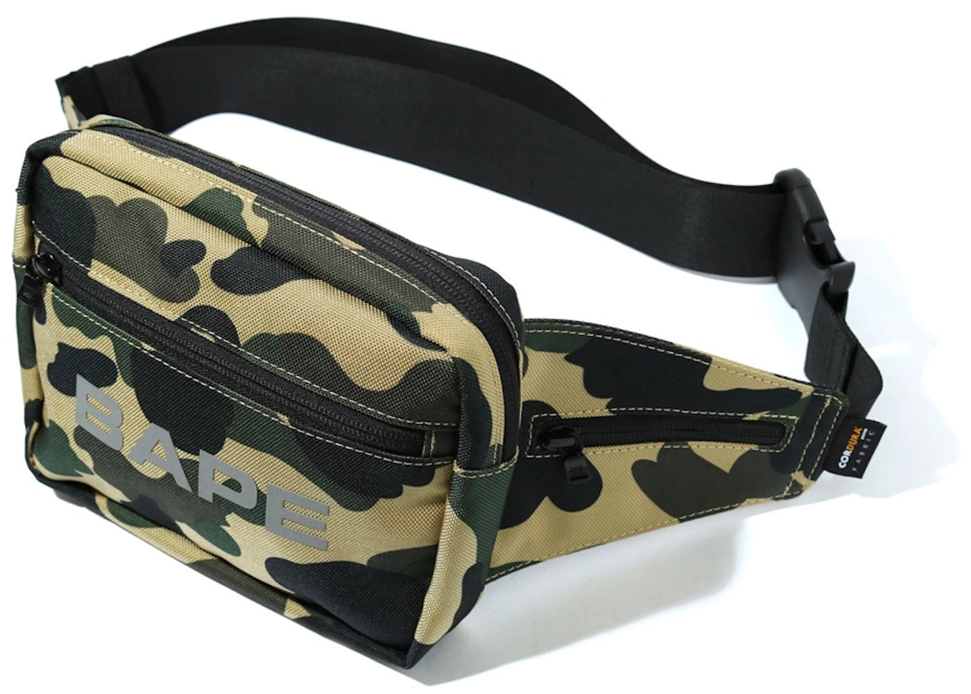 Bape Cordura 1St Camo Waist Bag Yellow