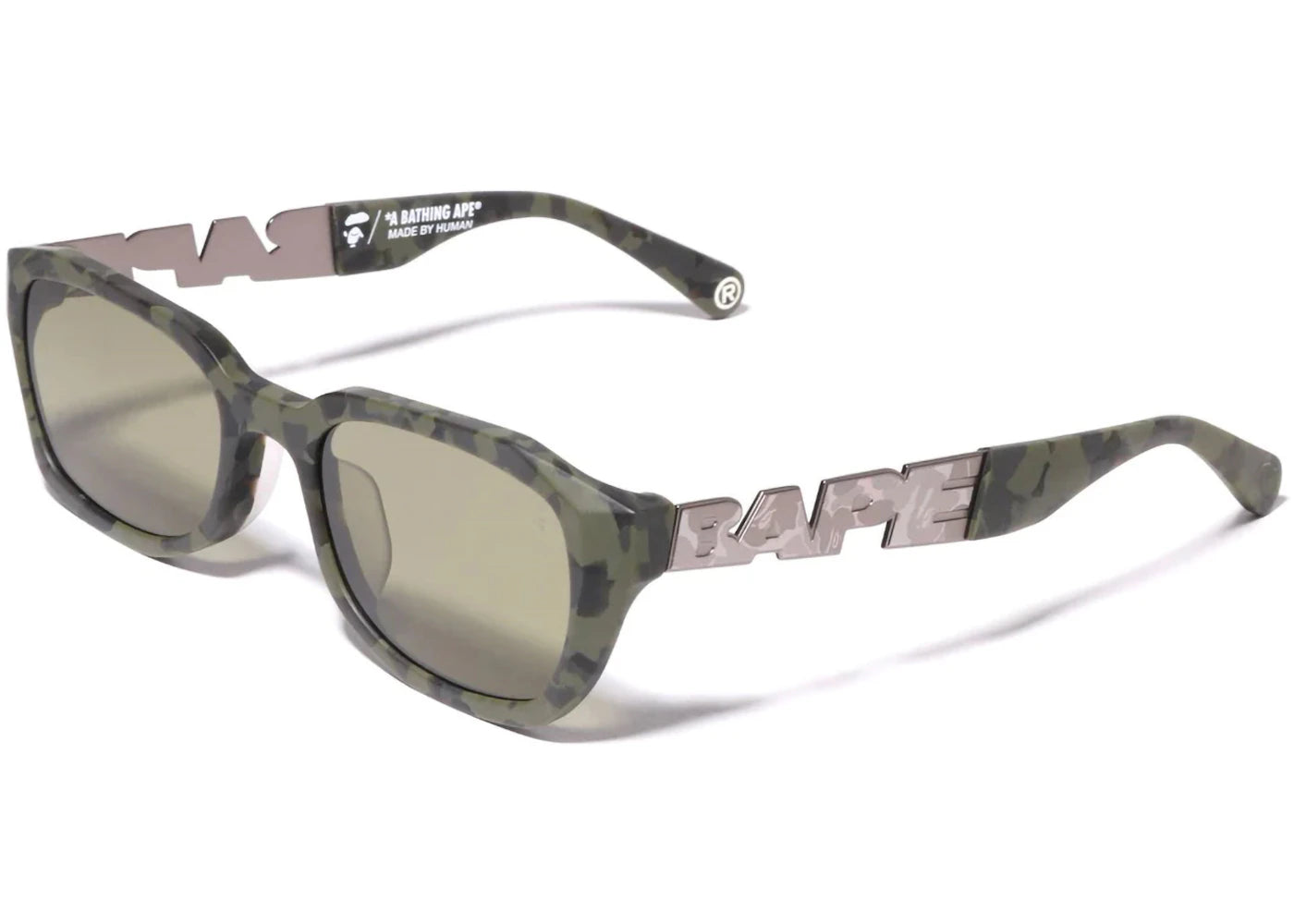 Bape Frame 19 Sunglasses Olivedrab