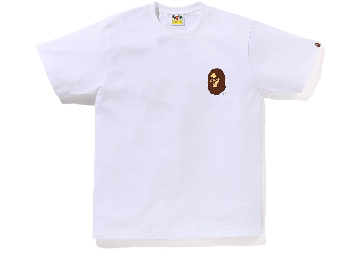 bape gallery x face oka tee white