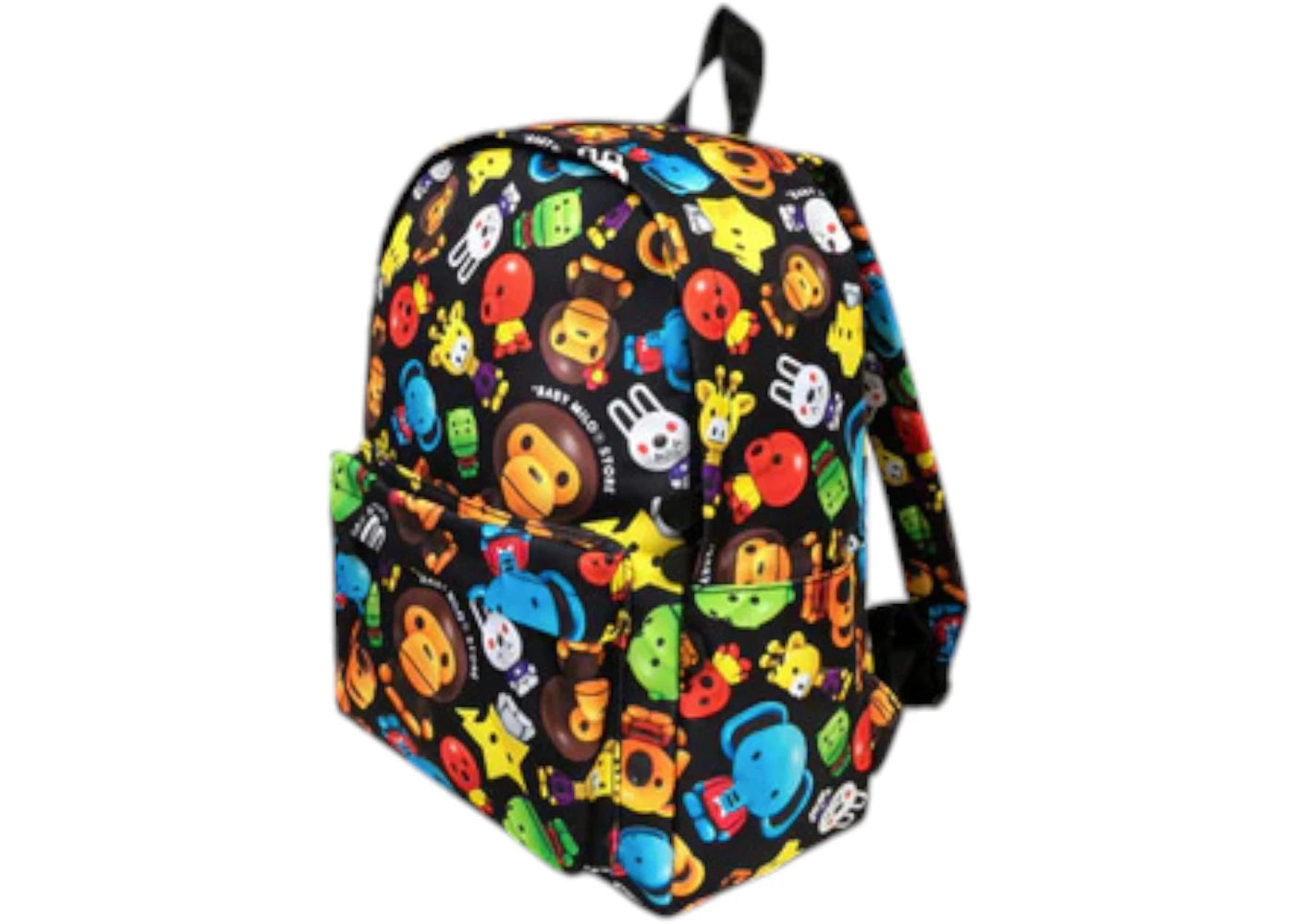 bape milo 3d all print pattern medium backpack black