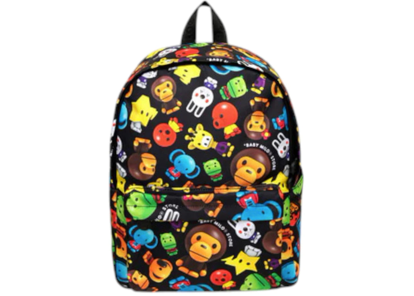 Bape Milo 3D All Print Pattern Medium Backpack Black