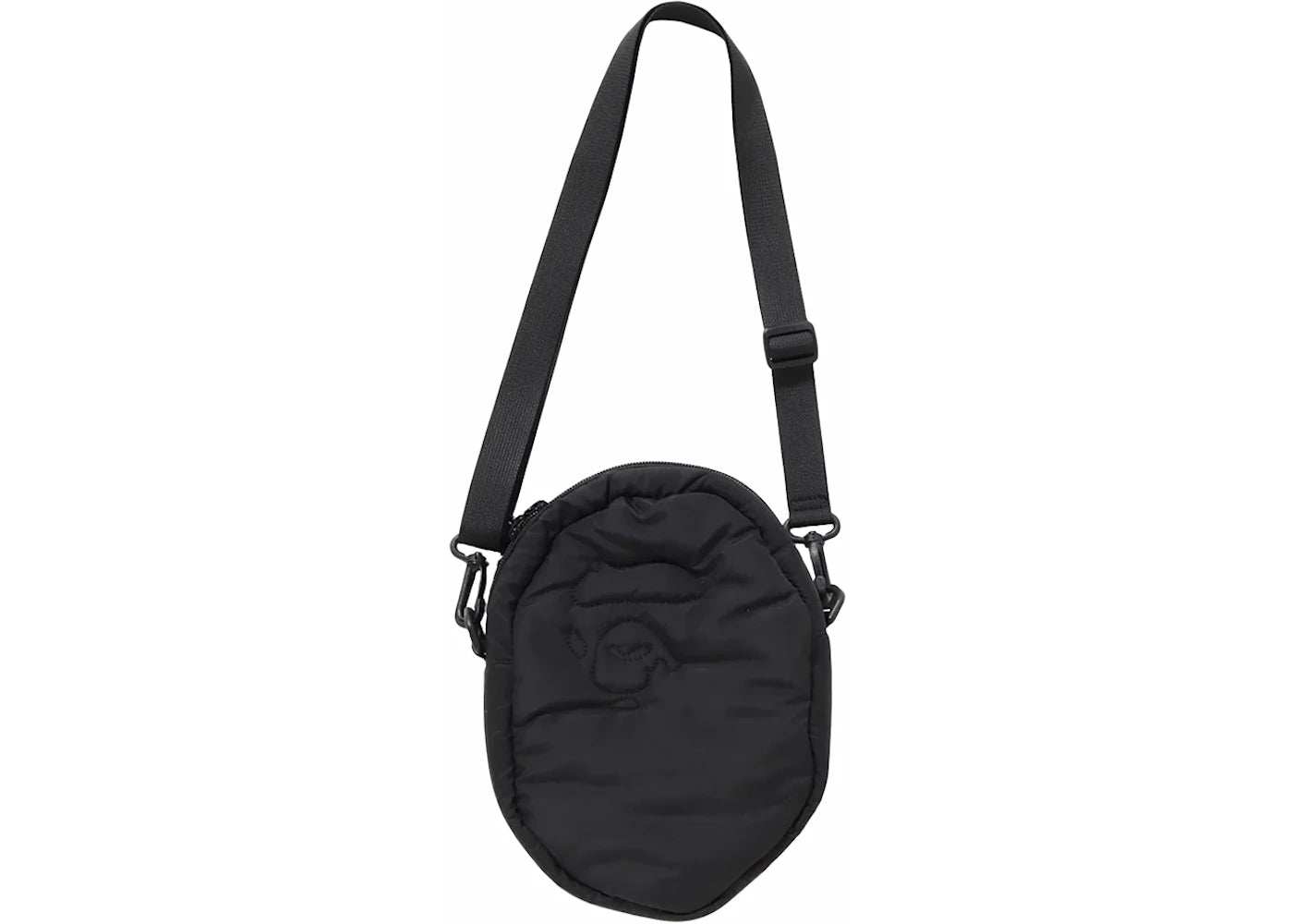 Bape Quilting Ape Head Shoulder Bag Black