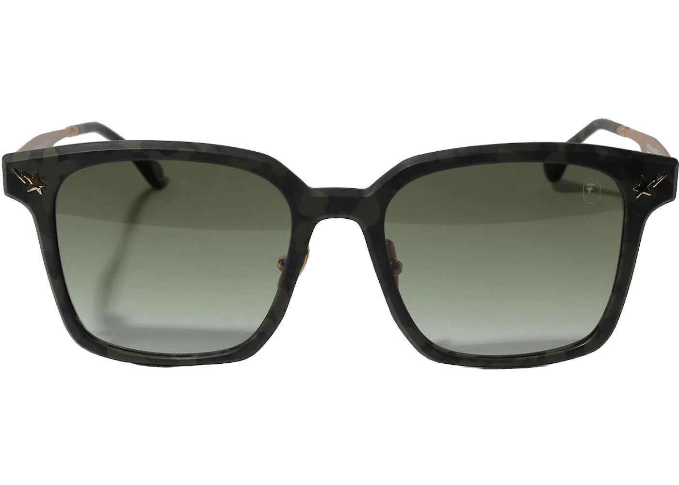 bape shark 1 sunglasses olivedrab