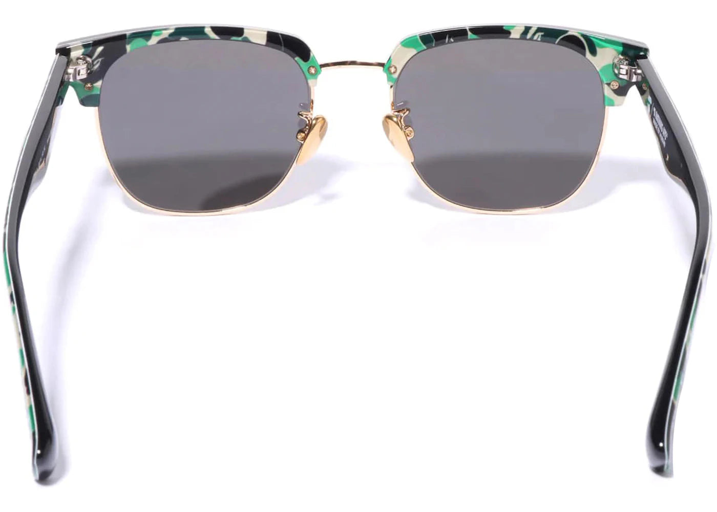 Bape Shark #7 Sunglasses Green/Gold