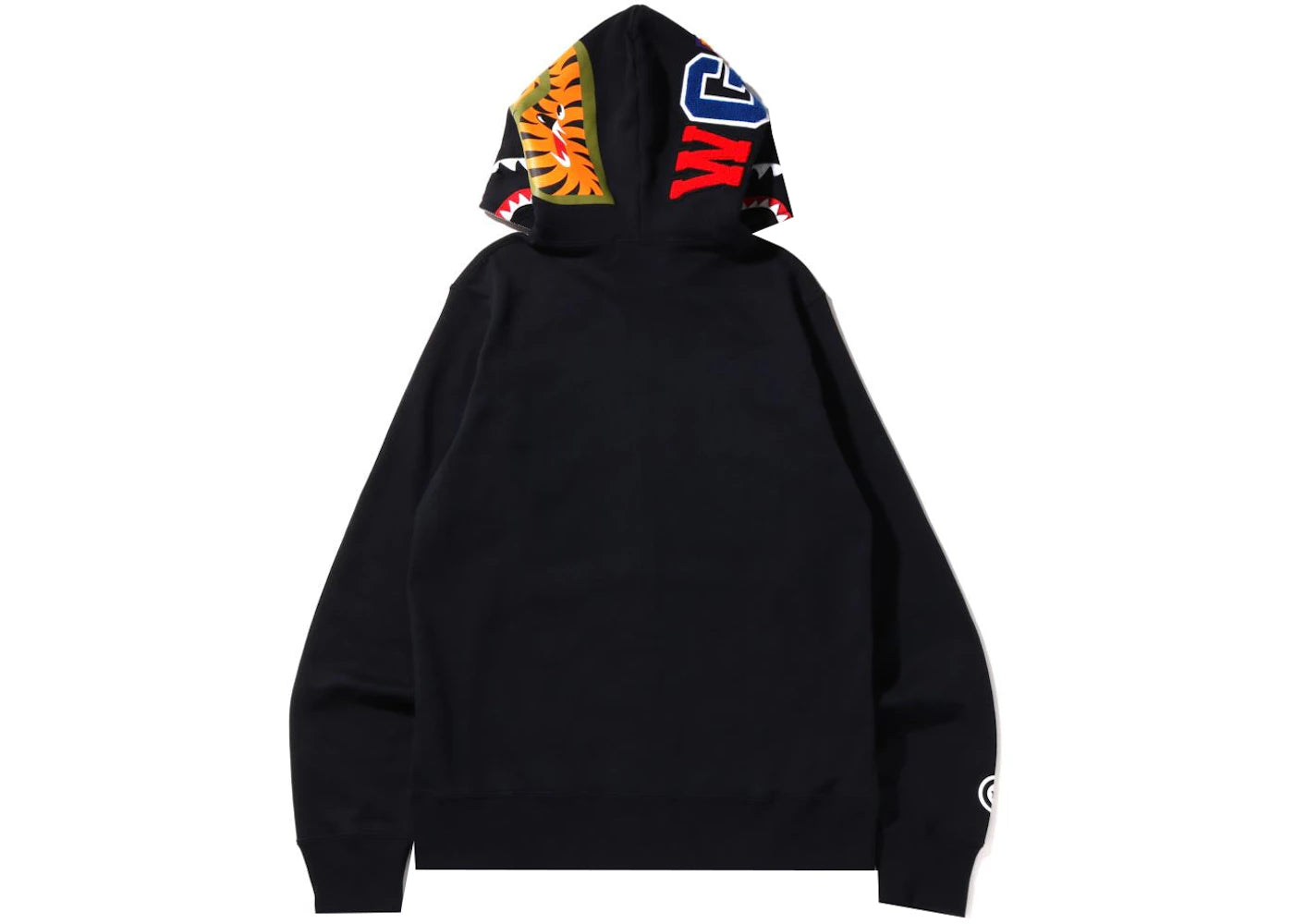 bape shark full zip hoodie (ss22) black