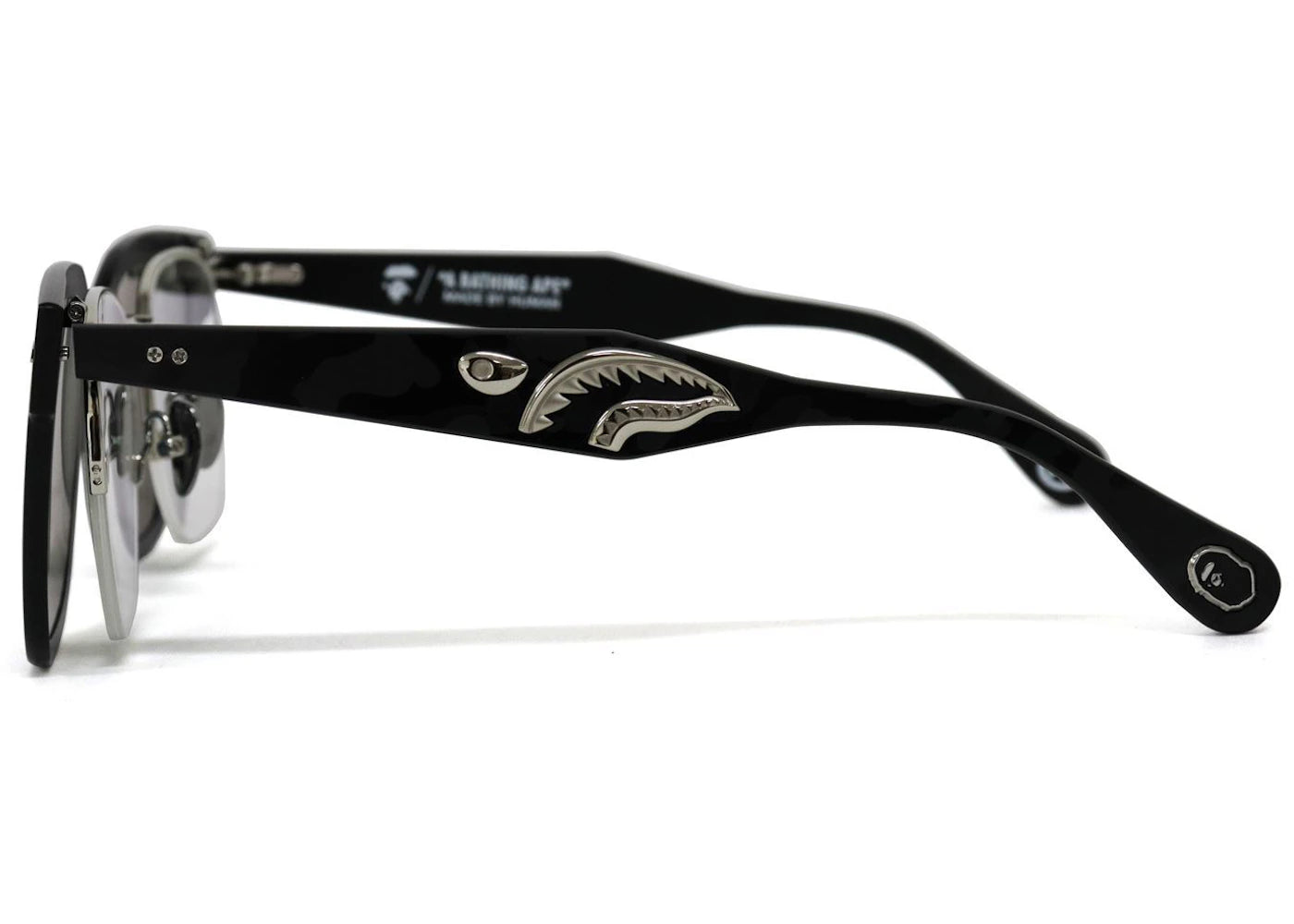 bape shark sunglasses (fw21) black