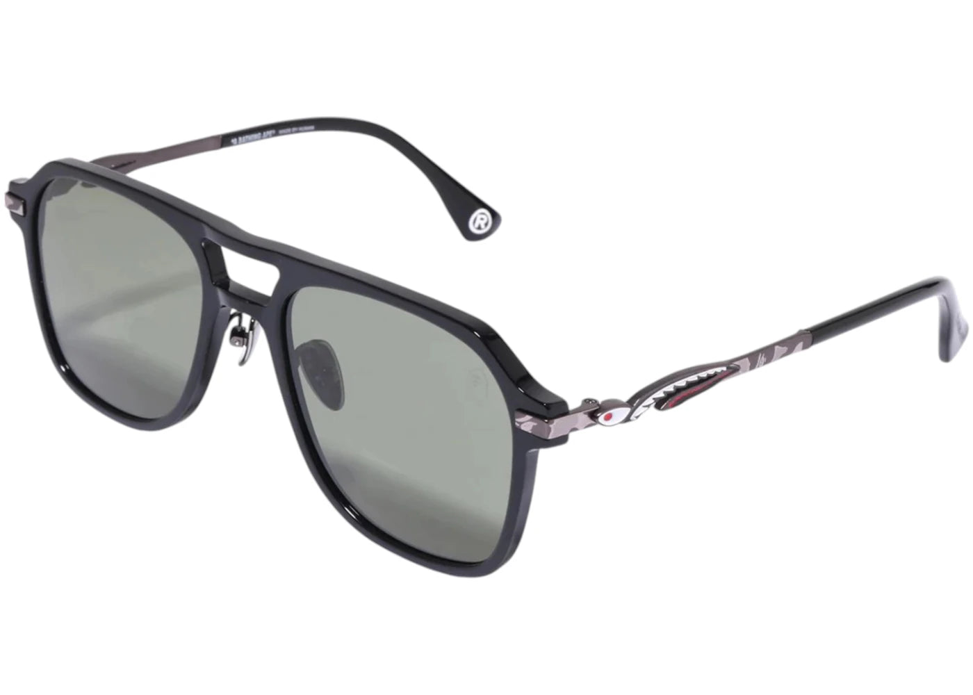 Bape Shark Sunglasses Vi Shark59 Sunglasses Black