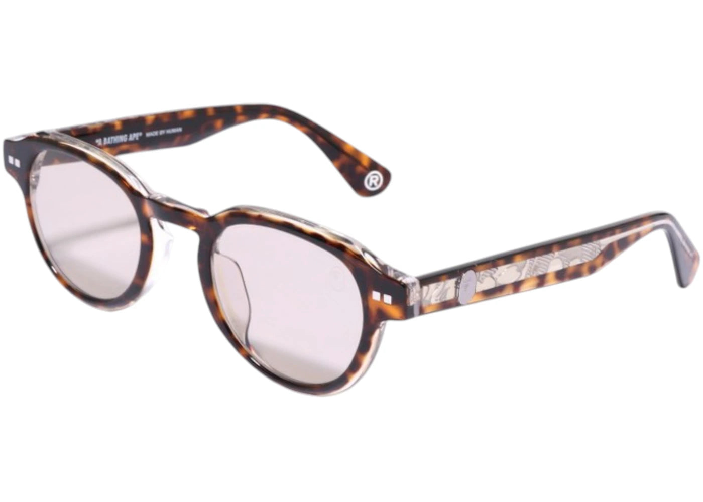 Bape Xv Sunglasses Beige