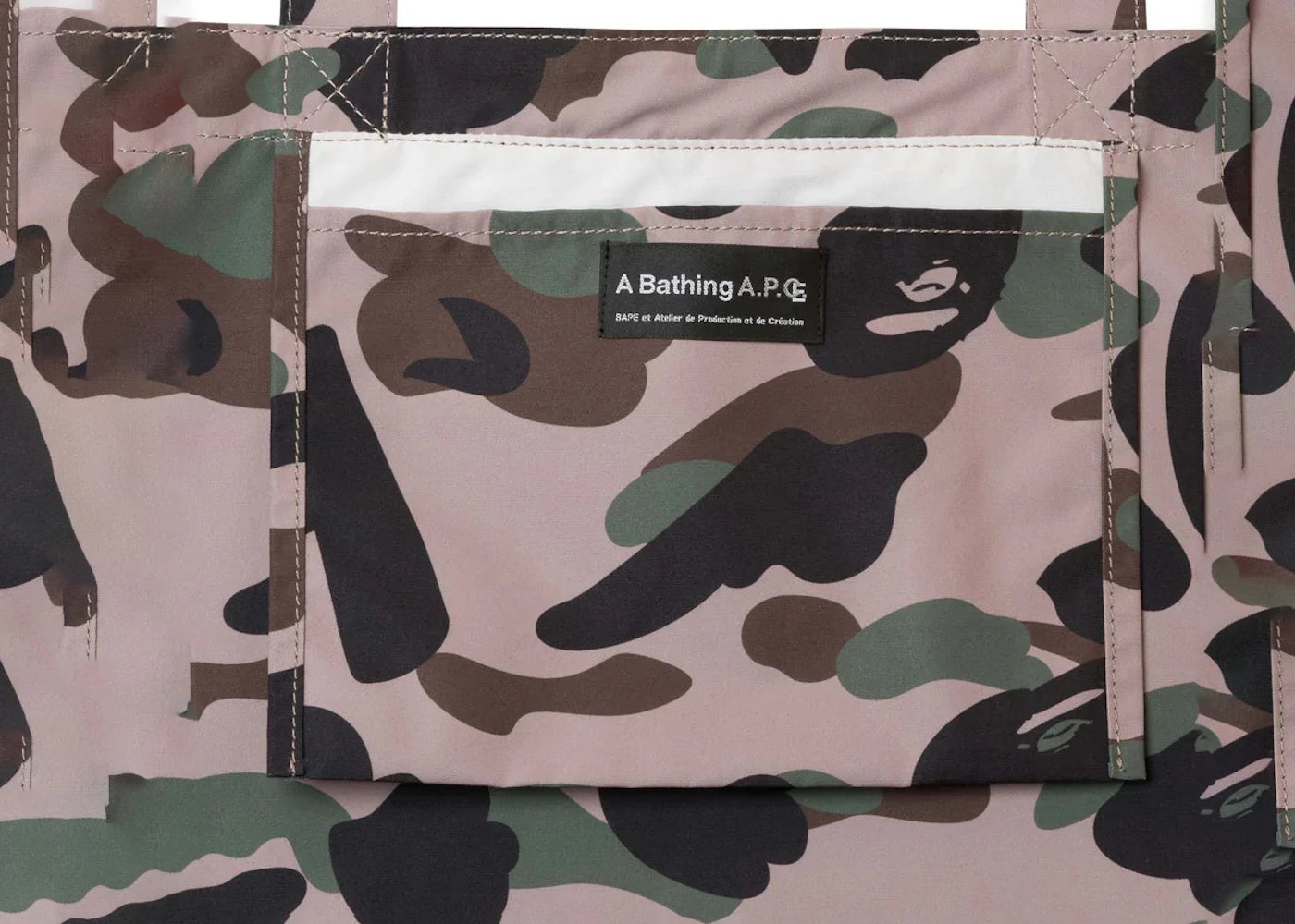 Bape X A.P.C Dough Tote Bag Denim/Camo