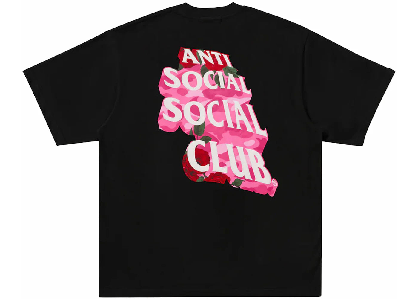 bape x anti social social club ii tee black