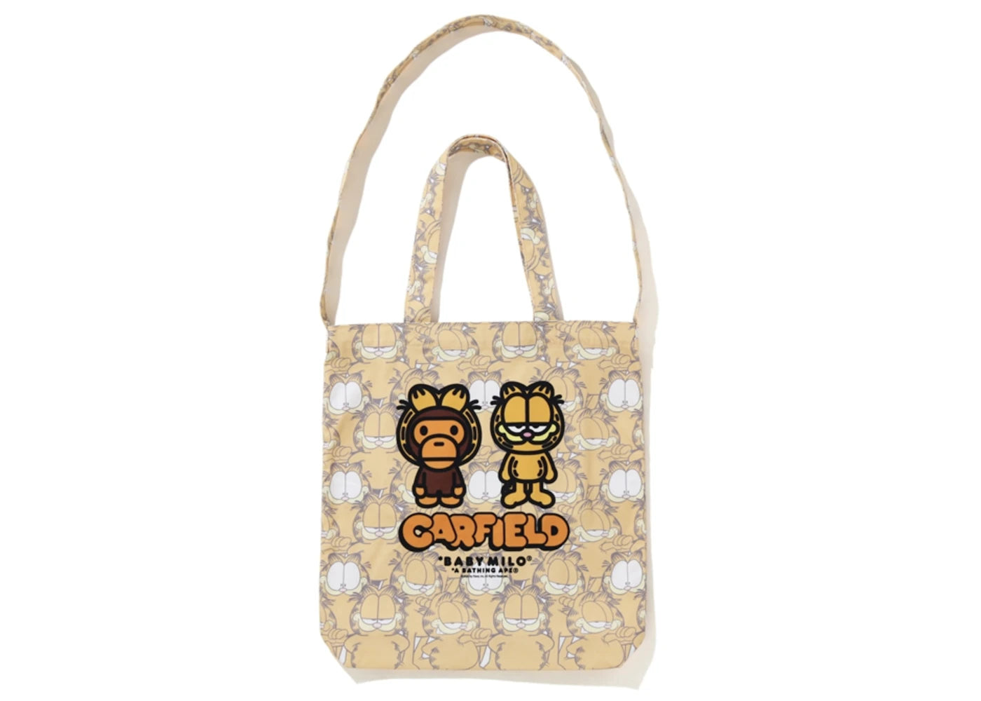 Bape X Garfield Tote Bag Orange