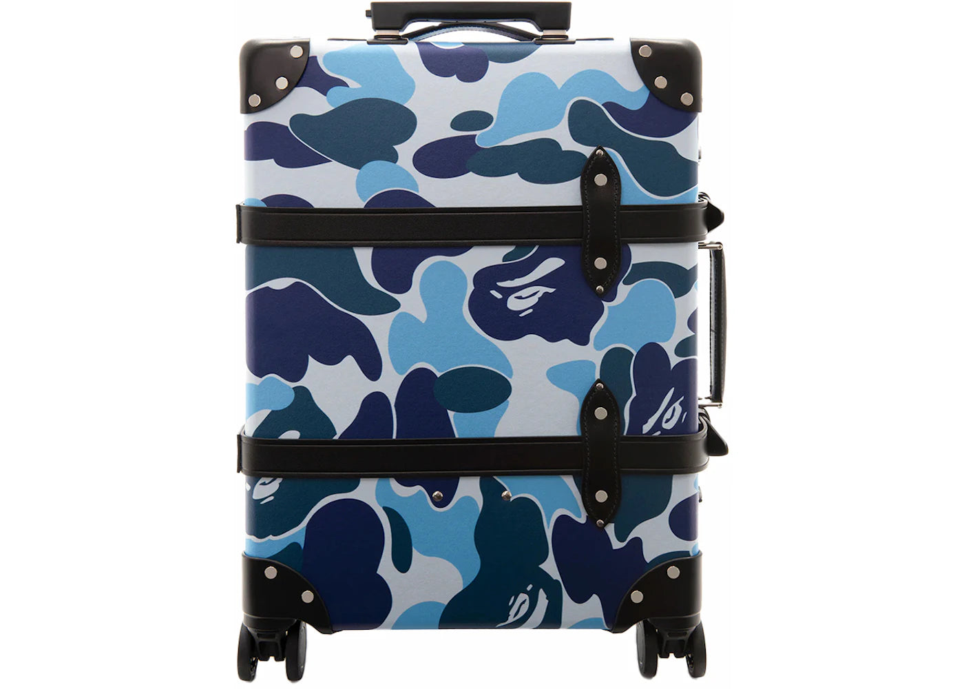 Bape X Globe-Trotter Large 20" Carry-On Bag Blue