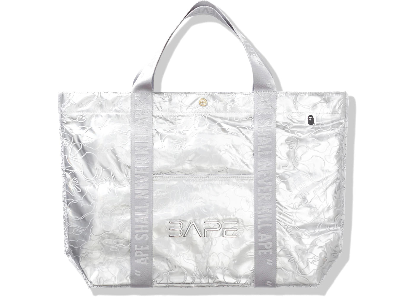 Bape X Hajime Soratama Tote Bag Silver