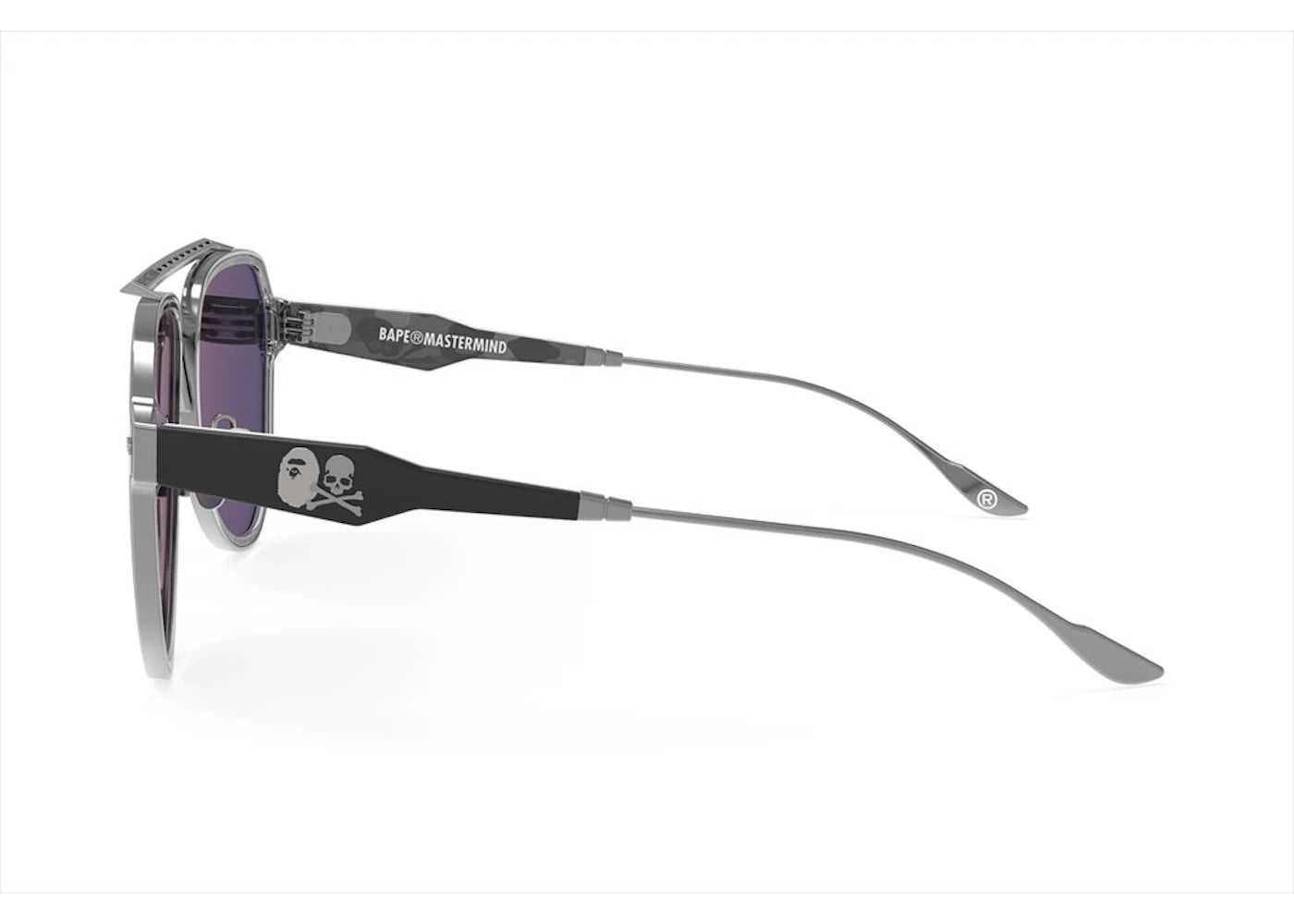 bape x mmj 5 sunglasses black