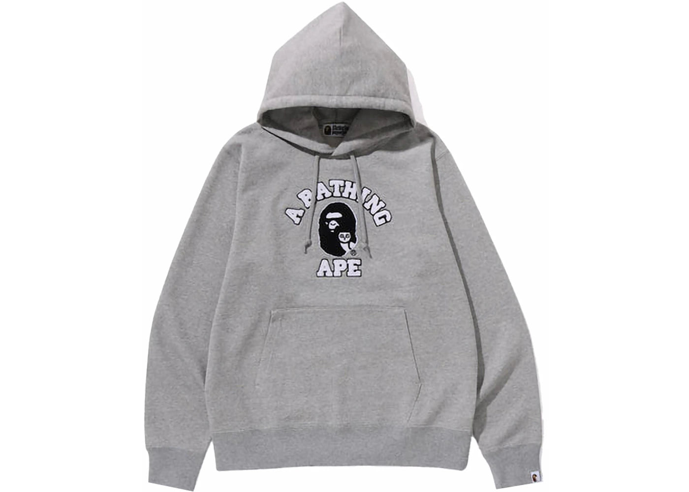 bape x ovo pullover hoodie (fw23) grey