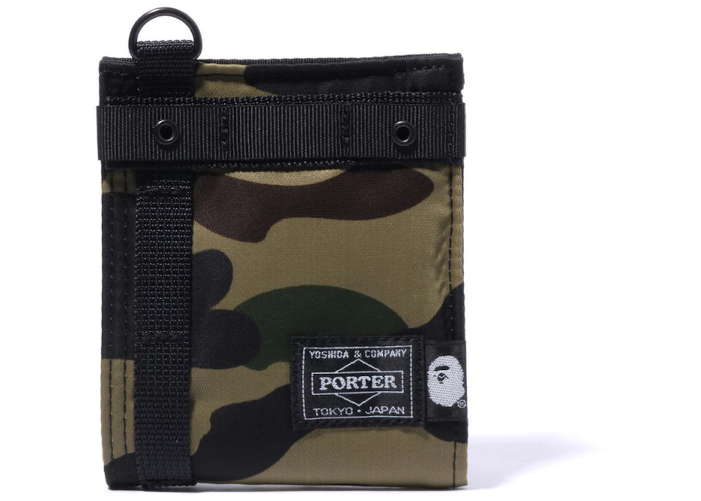 Bape X Porter 1St Camo #2 Wallet Green