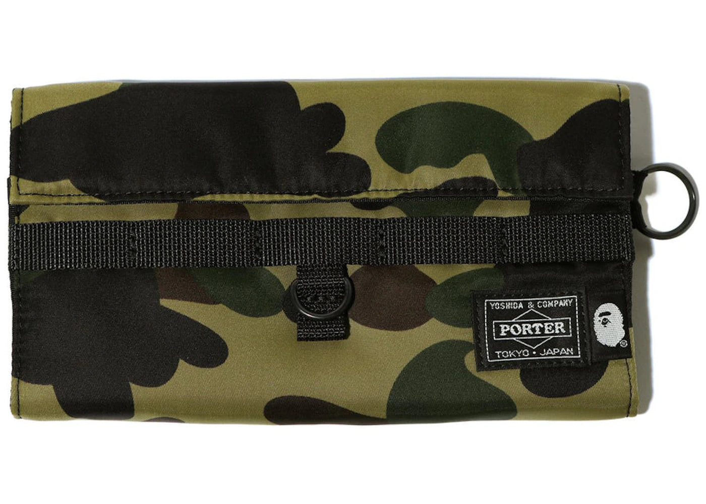 Bape X Porter 1St Camo Long Wallet (Ss22) Green