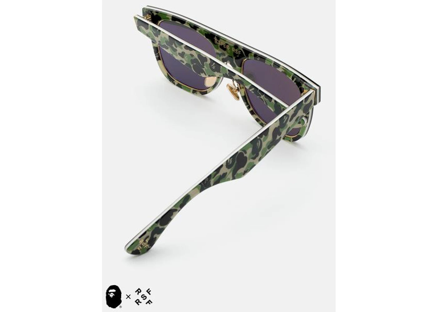 Bape X Retrosuperfuture Flat Top Sunglasses Black