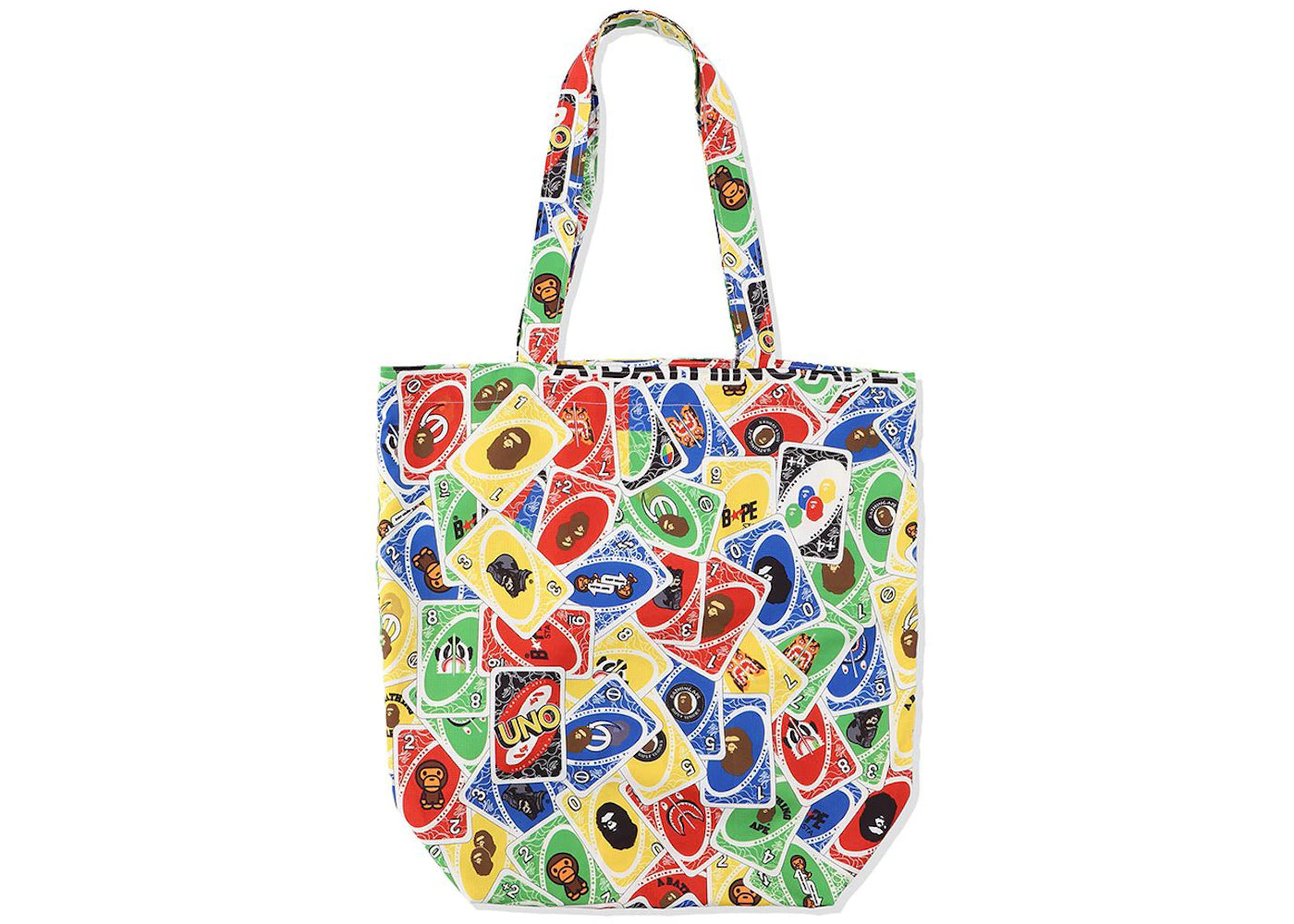 Bape X Uno Packable Tote Bag Multi
