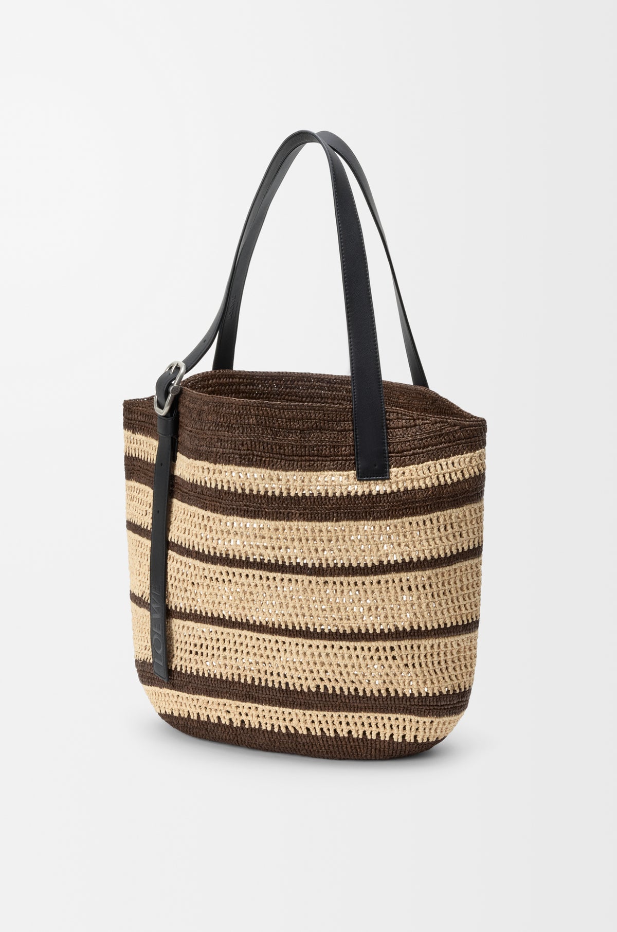 Loewe Loop basket in raffia