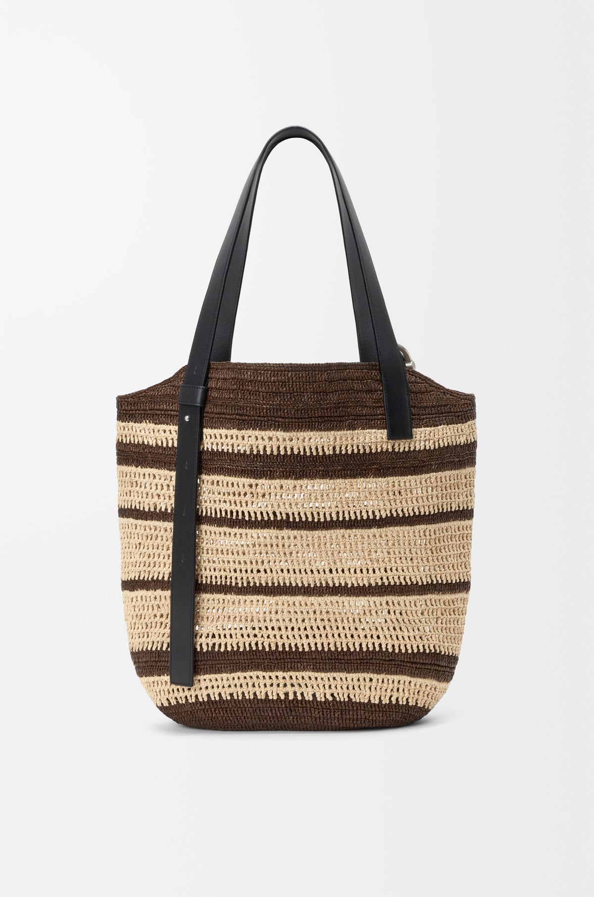 Loewe Loop basket in raffia