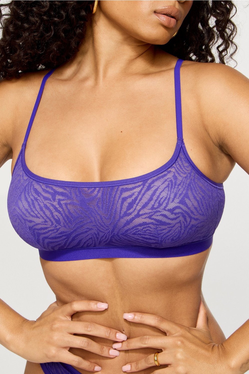 Fabletics Hot Mesh Scoop Bralette