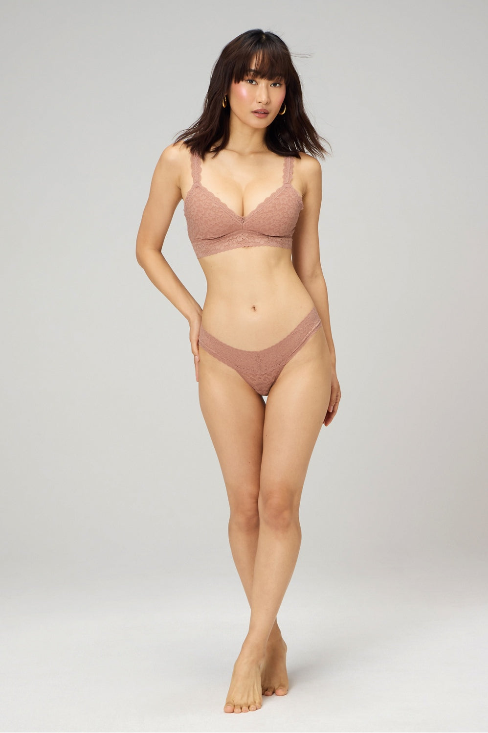 Fabletics Lush Lace Triangle Bralette