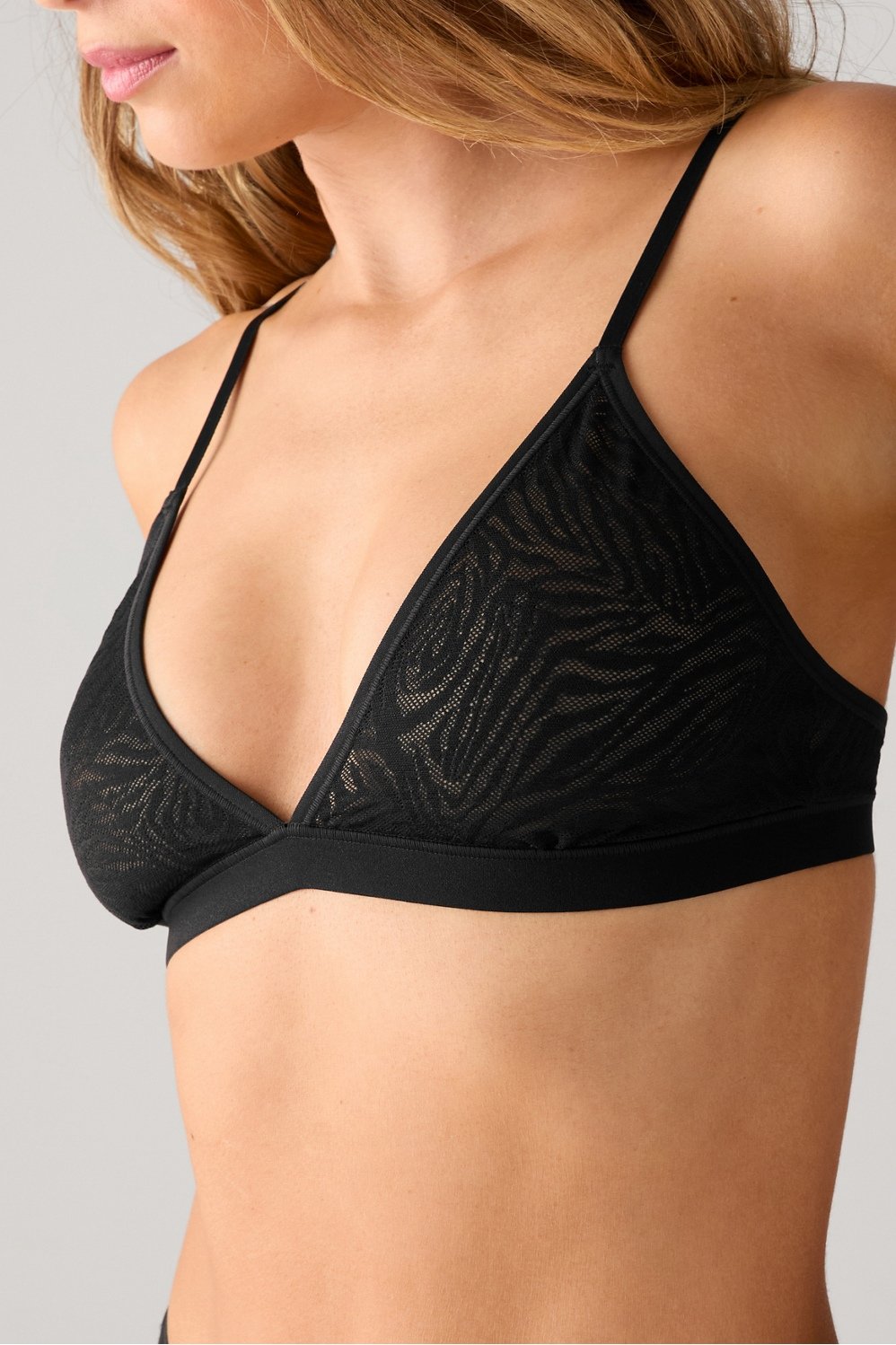 Fabletics Hot Mesh Triangle Bralette