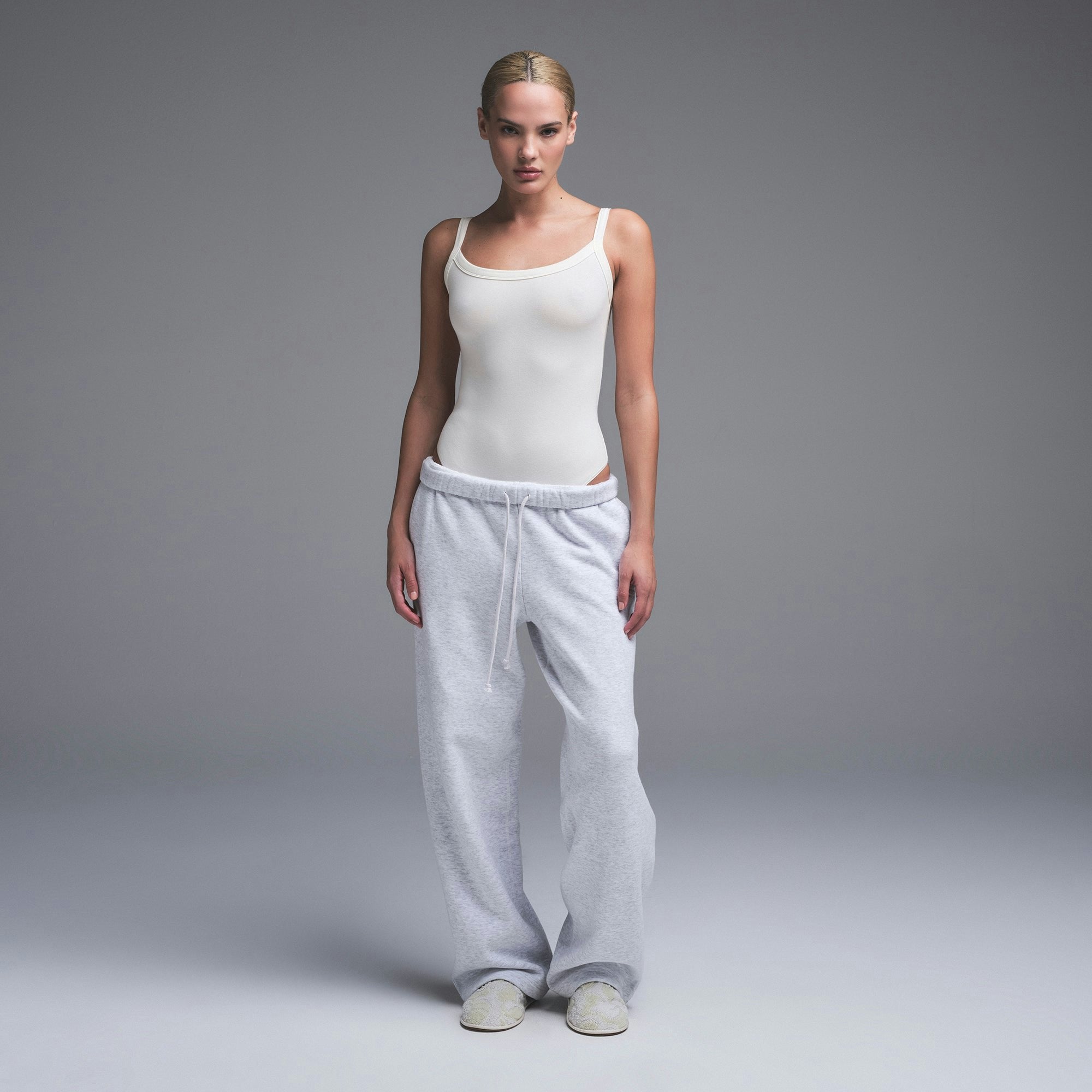 COTTON JERSEY SCOOP NECK BODYSUIT