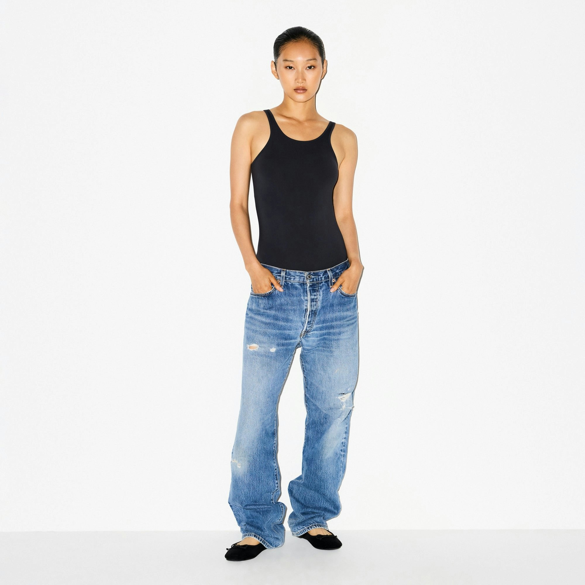 SOFT SMOOTHING SEAMLESS PADDED BODYSUIT