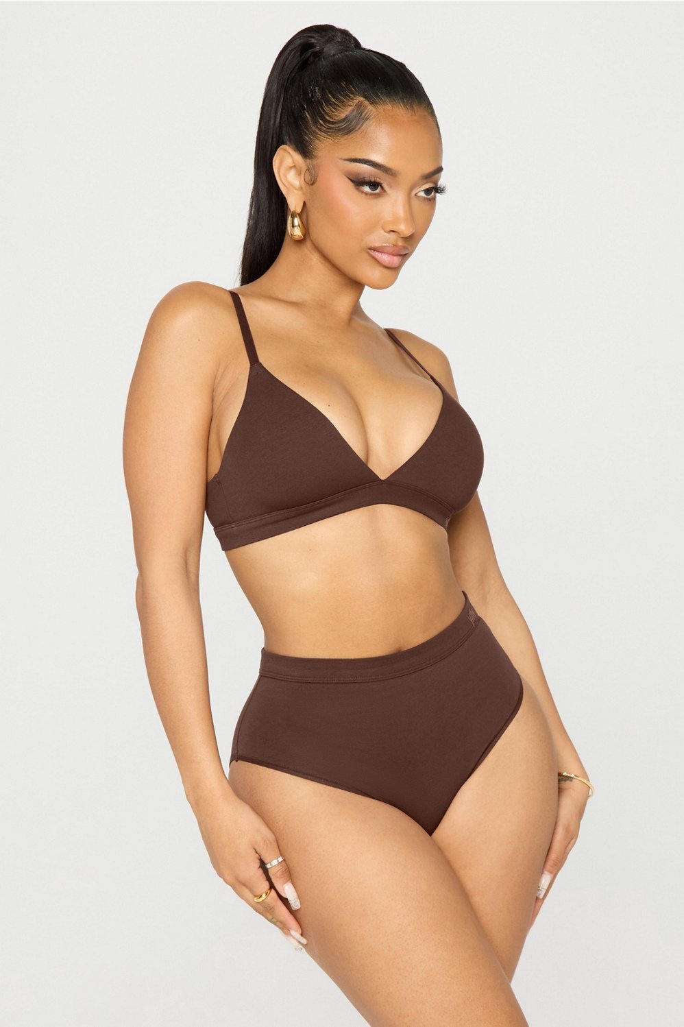 Fabletics Snug Cotton High Waist Brief