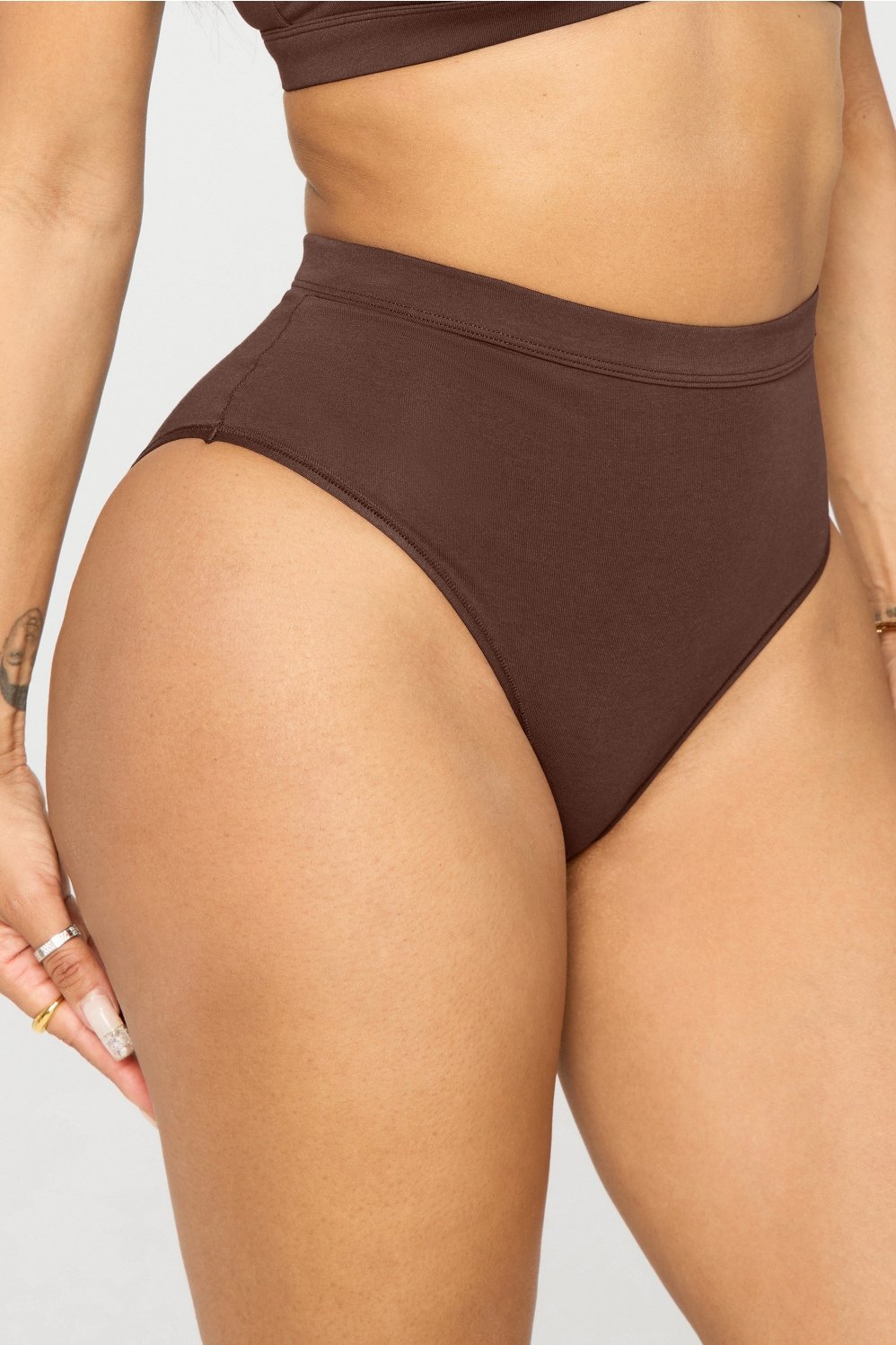 Fabletics Snug Cotton High Waist Brief