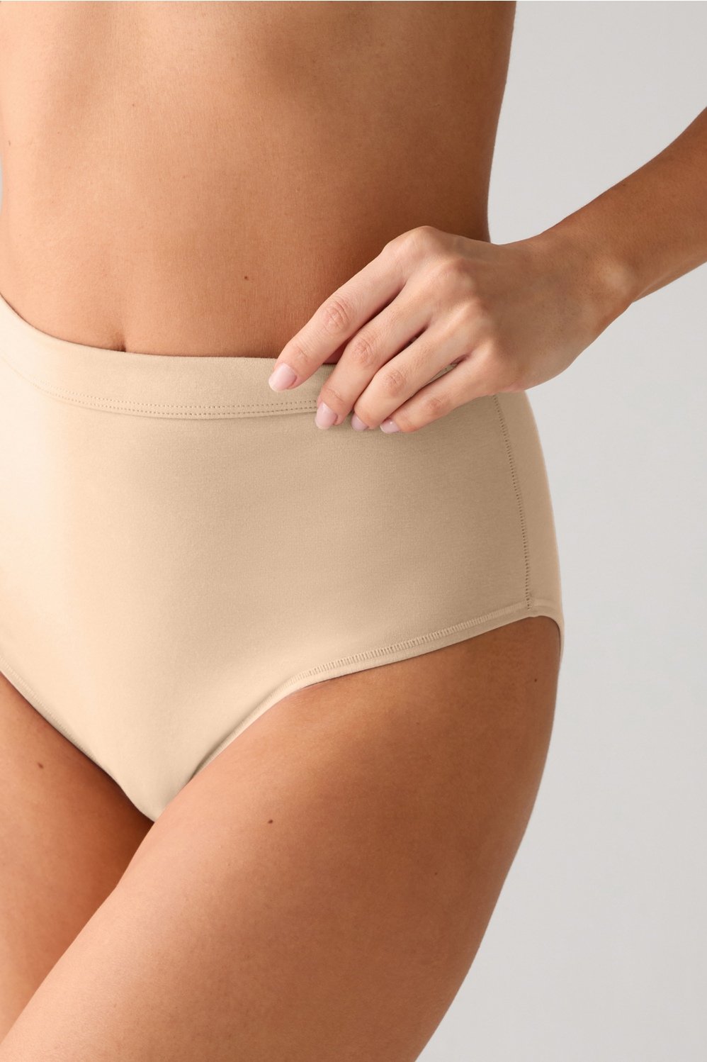 Fabletics Snug Cotton High Waist Brief