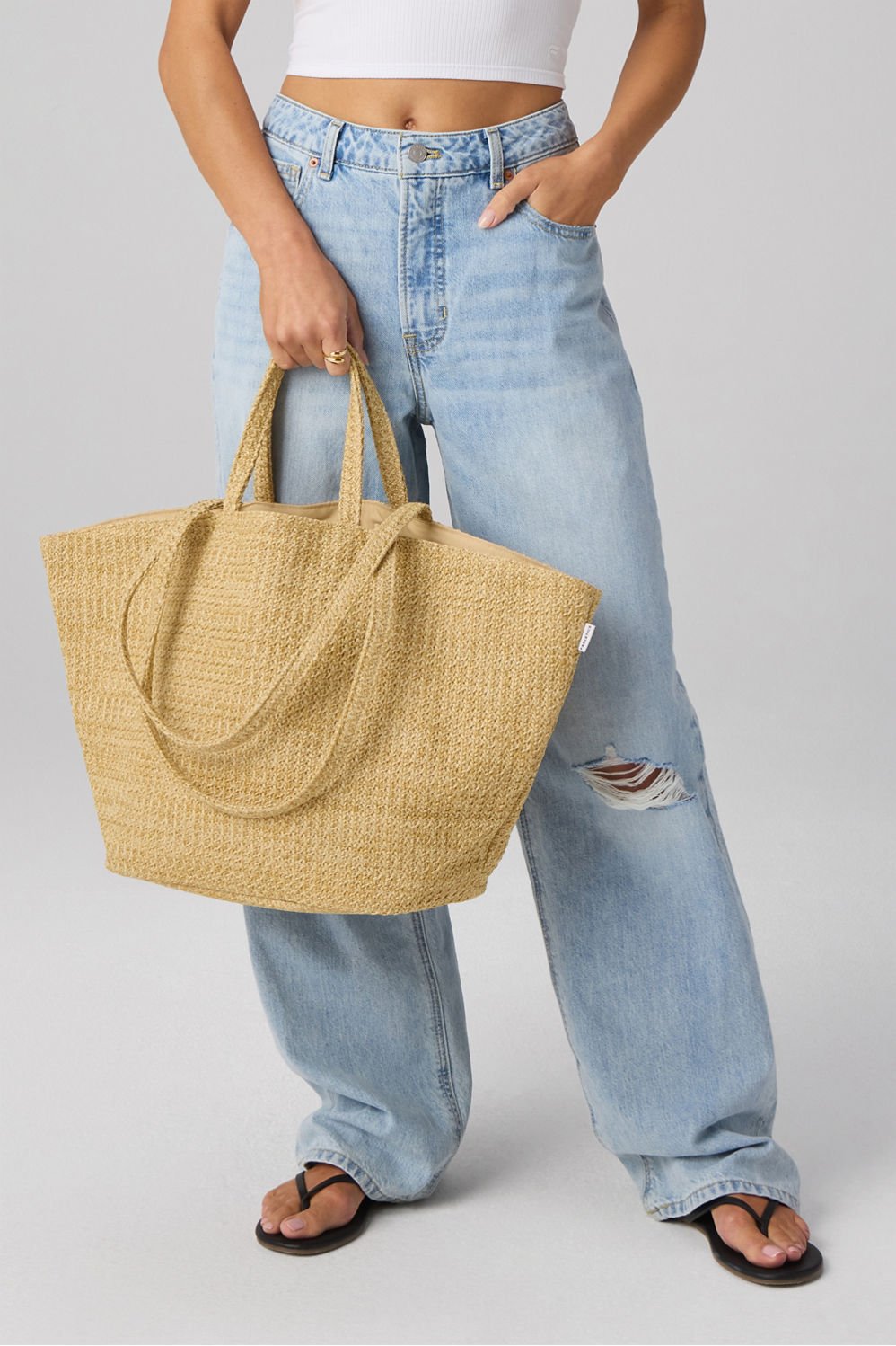 Fabletics The Raffia Beach Bag