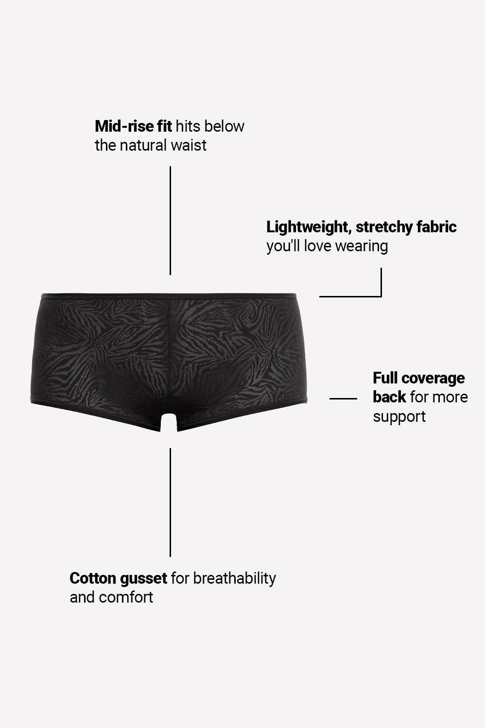 Fabletics Hot Mesh Boyshort