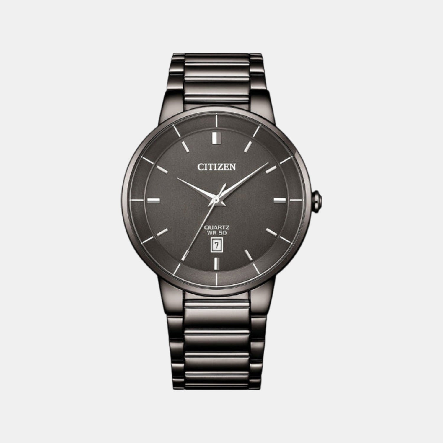 Citizen Men Quartz Grey Dial Analog Stainless Steel Bi5127-51H