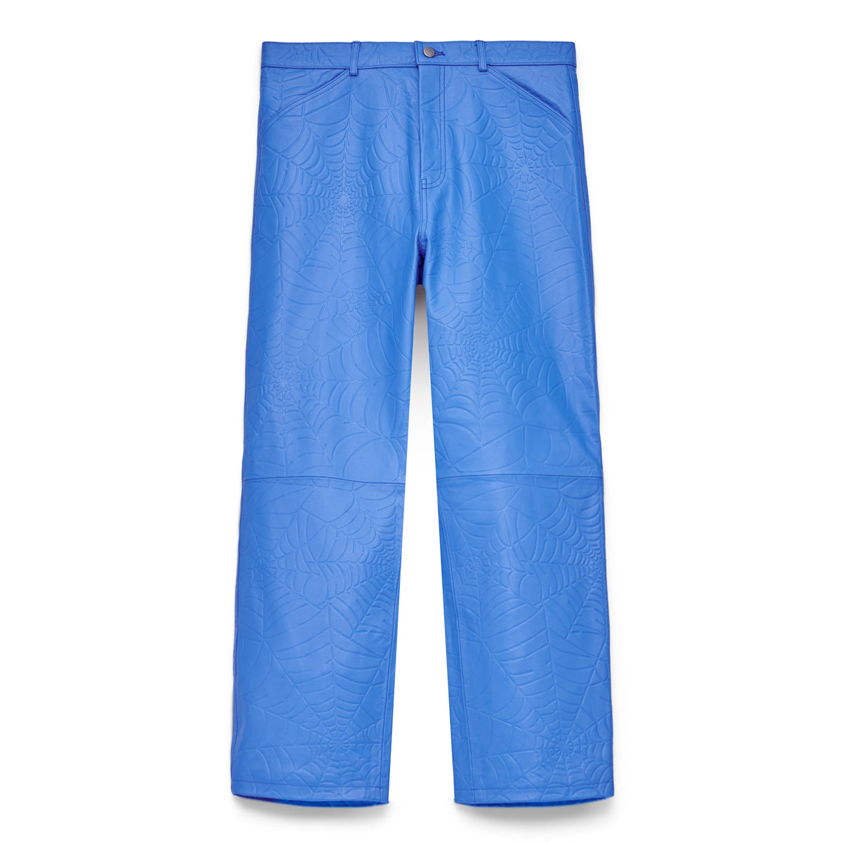 Sp5der Debossed WEB Leather PANT