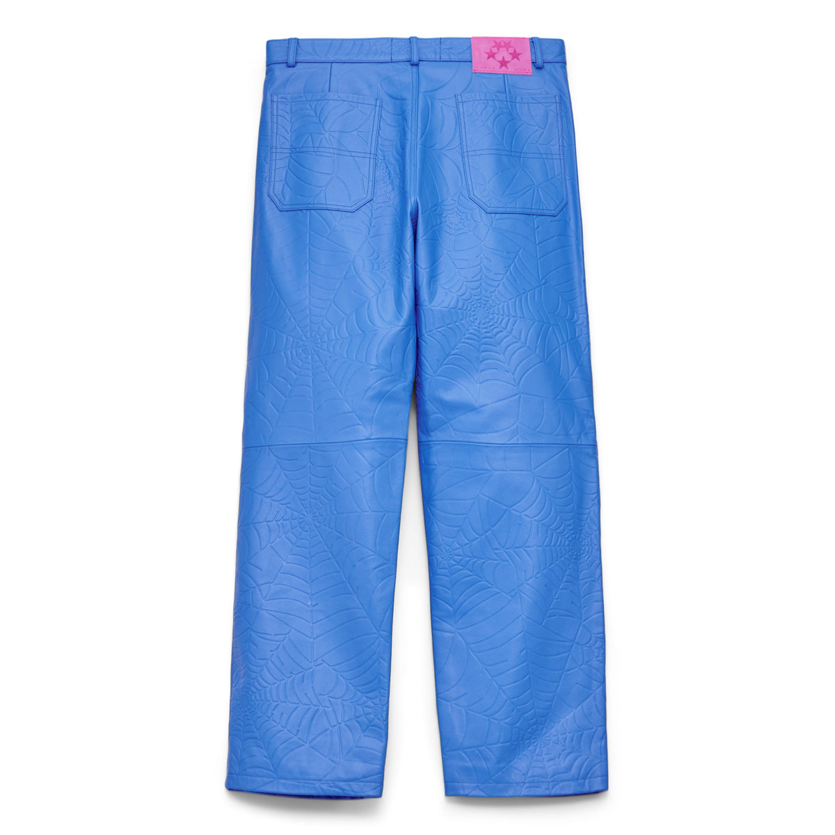 Sp5der Debossed WEB Leather PANT