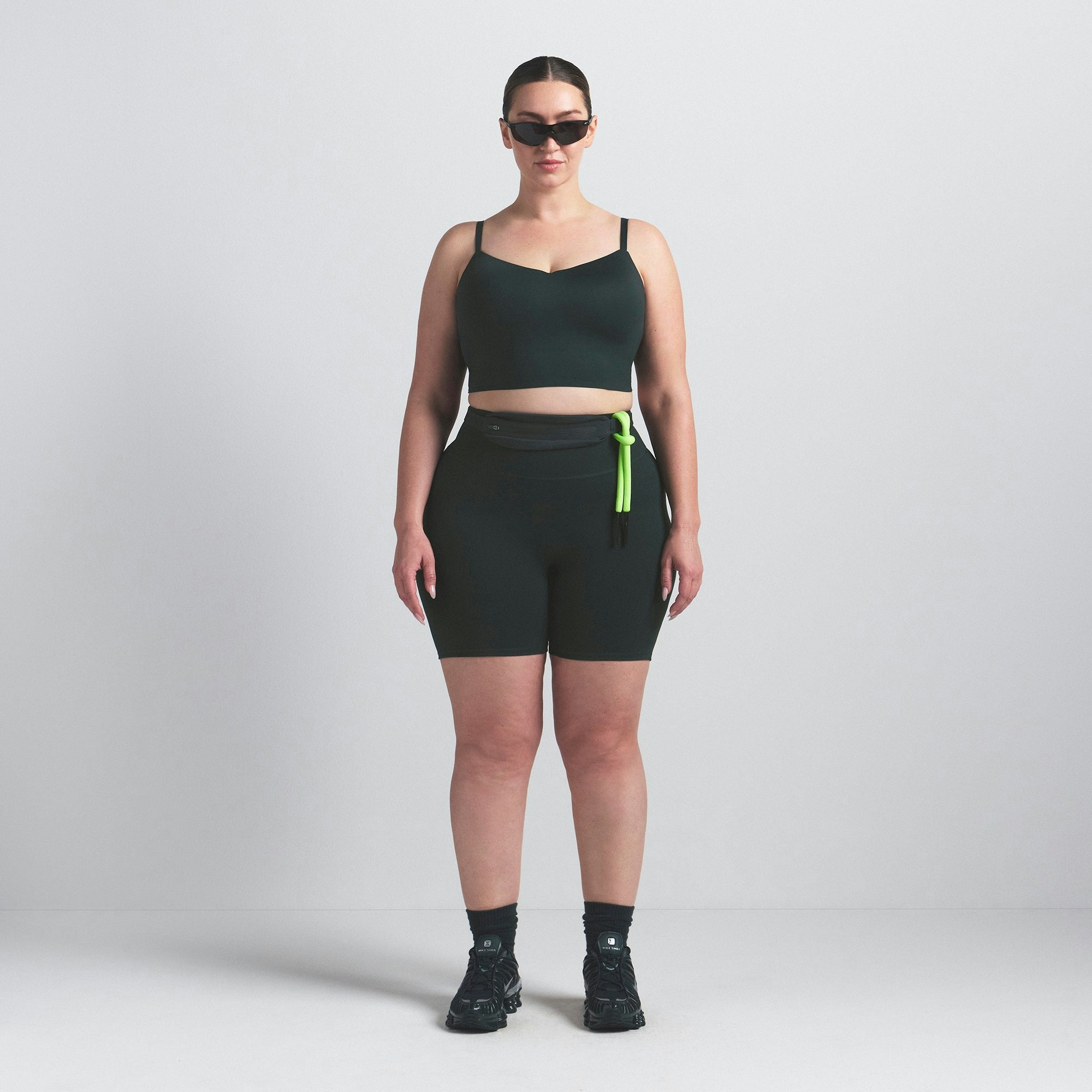 Skims Nikeskims Matte 5" Biker Short Dark Teal