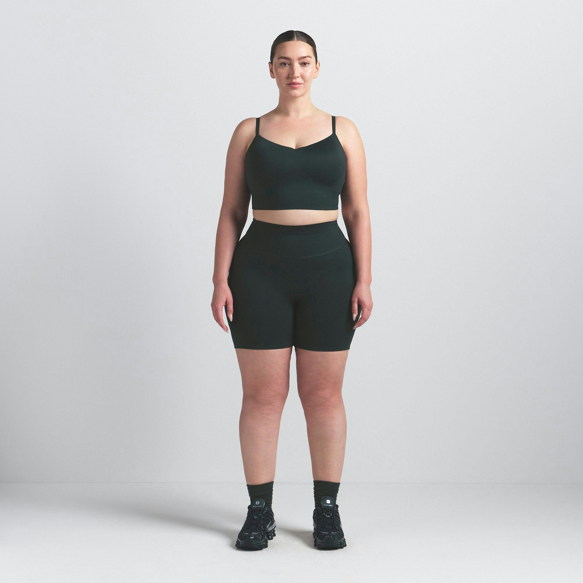 Skims Nikeskims Matte 5" Biker Short Dark Teal