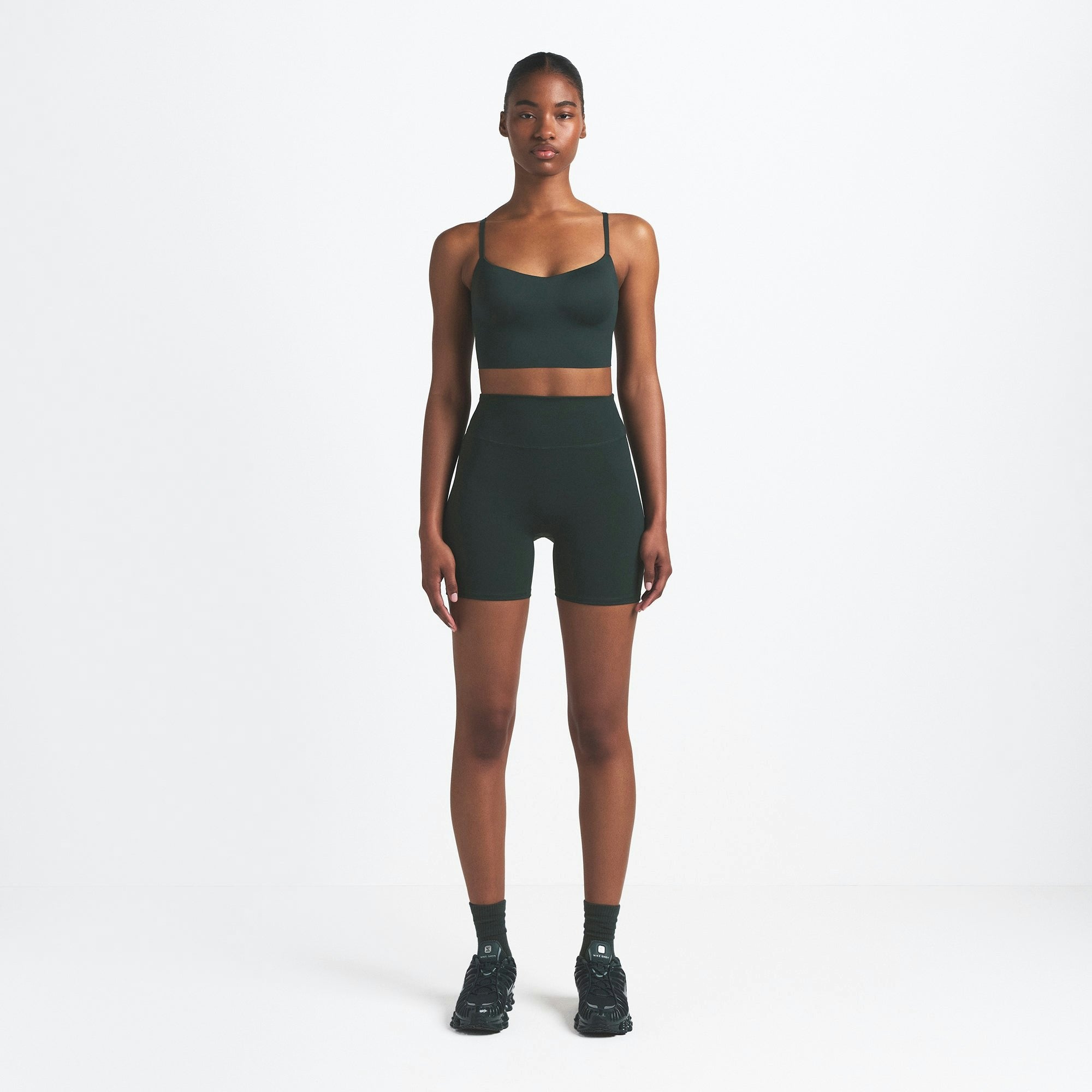 Skims Nikeskims Matte 5" Biker Short Dark Teal