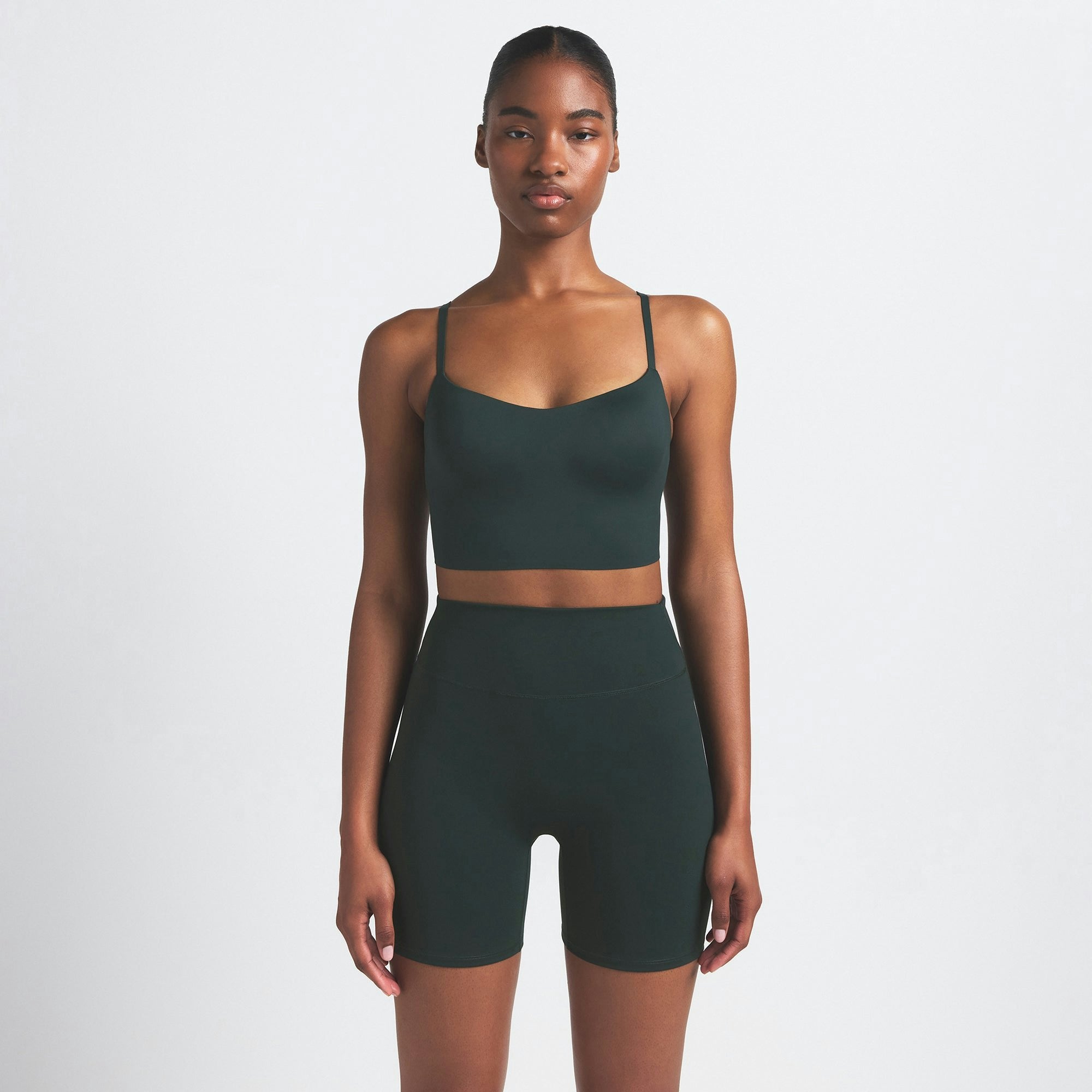 Skims Nikeskims Matte 5" Biker Short Dark Teal