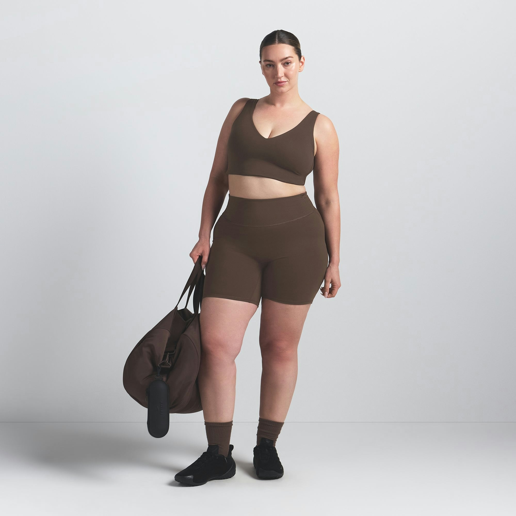 Skims Nikeskims Matte 5" Biker Short Dark Sepia