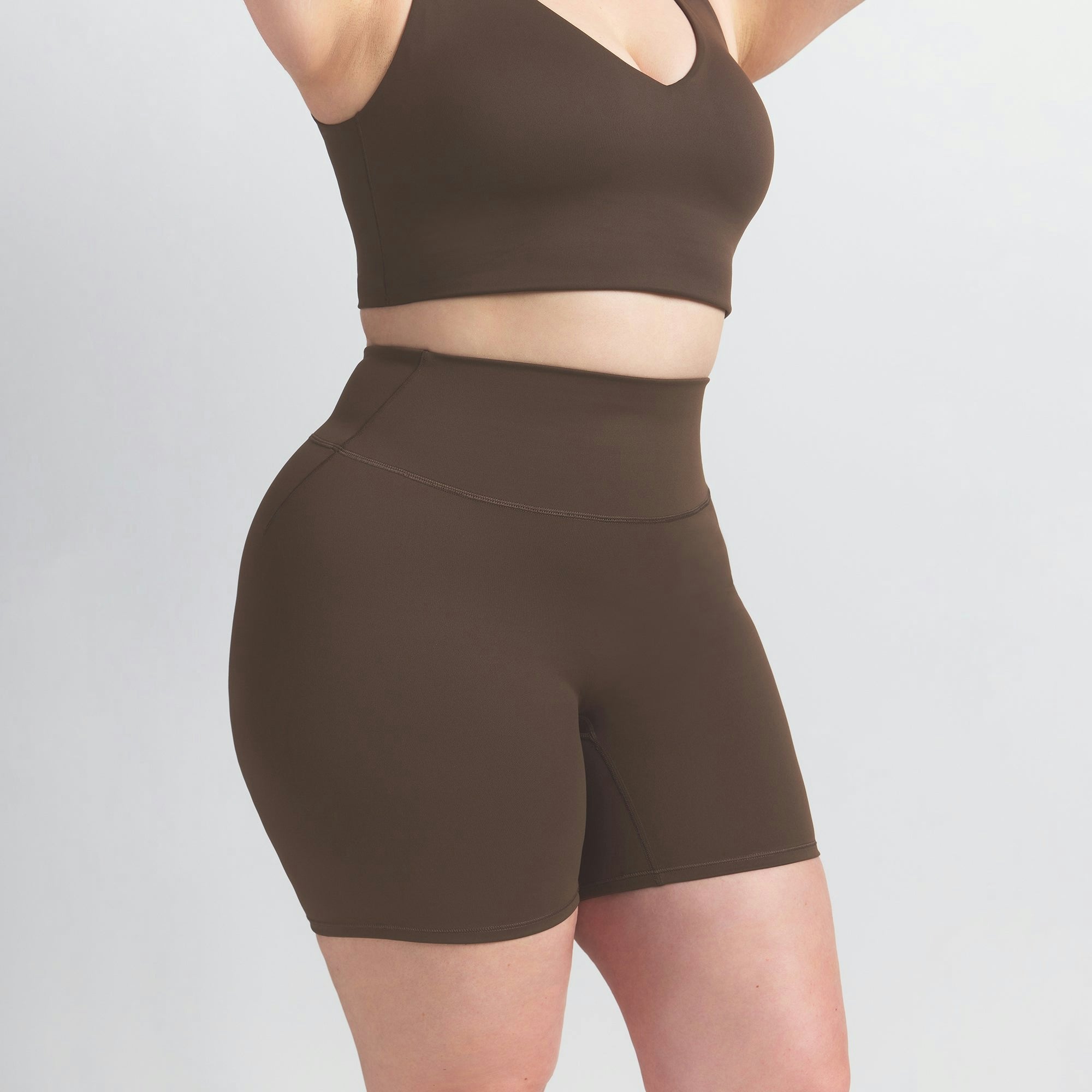 Skims Nikeskims Matte 5" Biker Short Dark Sepia
