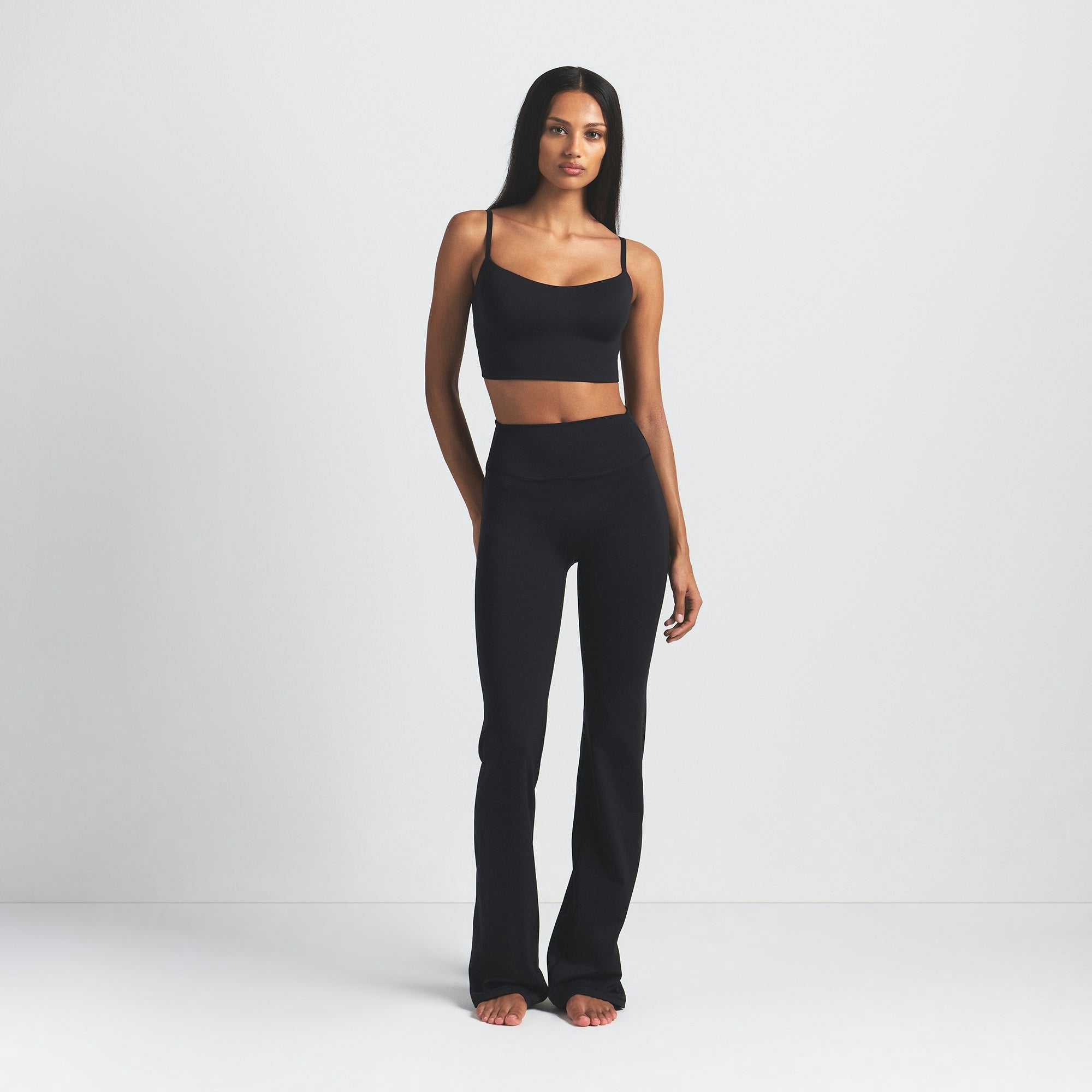 Skims Nikeskims Matte Slim Flare Legging Obsidian