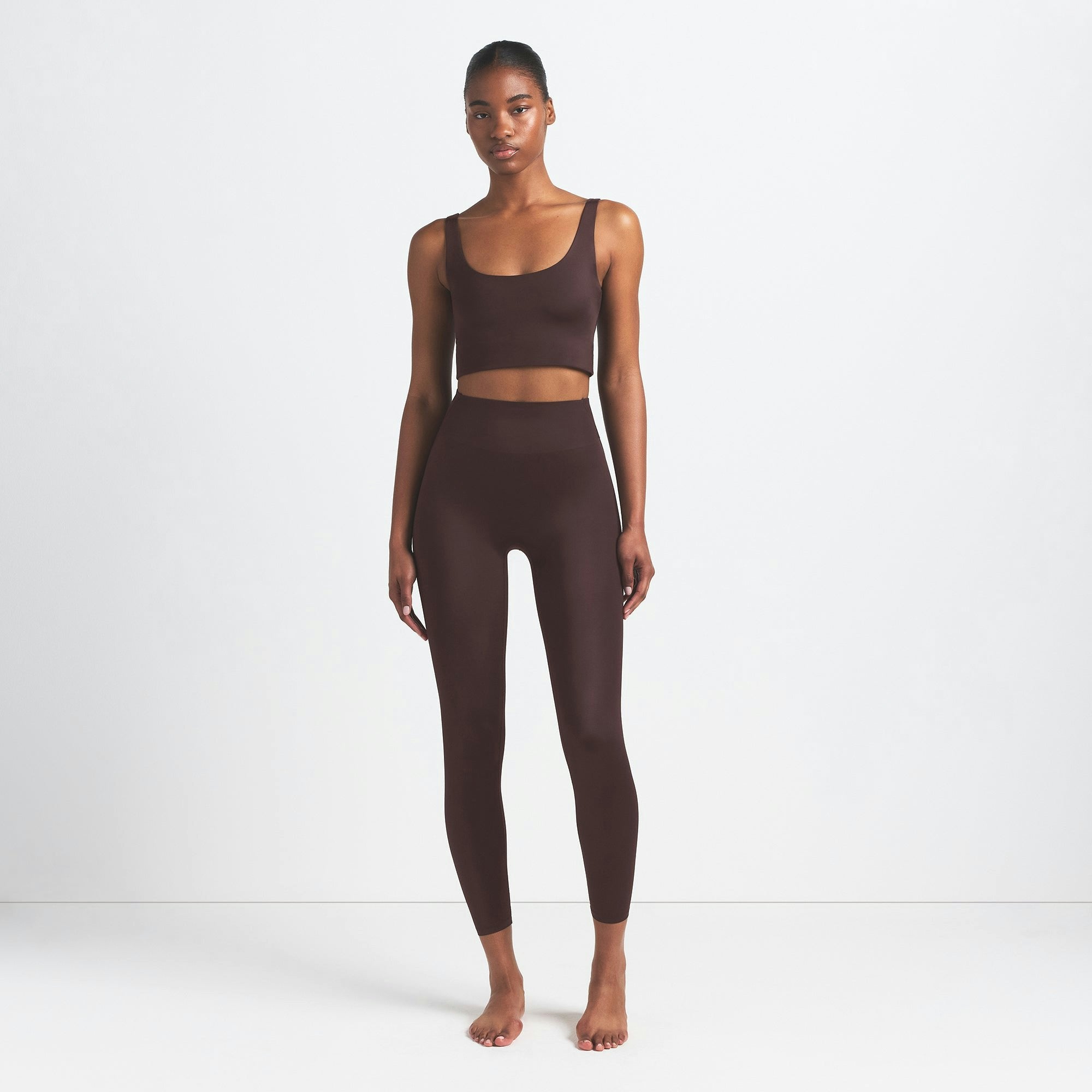 Skims Nikeskims Shine Bonded Waist 26" Legging Phoenix